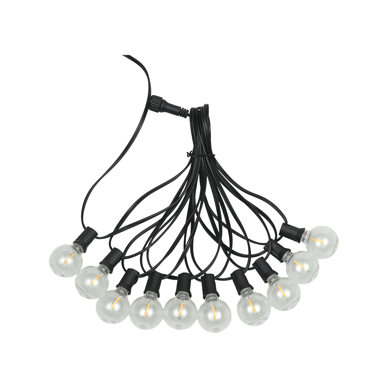 G40 Clip-on E12 Spiral Warm White String Lights