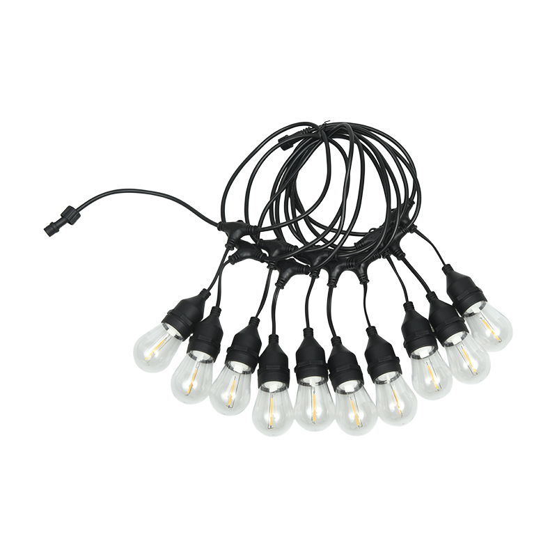 S14 Loket Jenis E27 Lampu Tali Putih Hangat