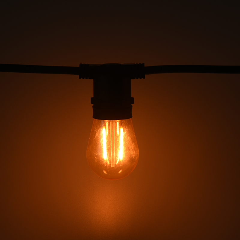 Lampu rentetan bersepadu kepala rata