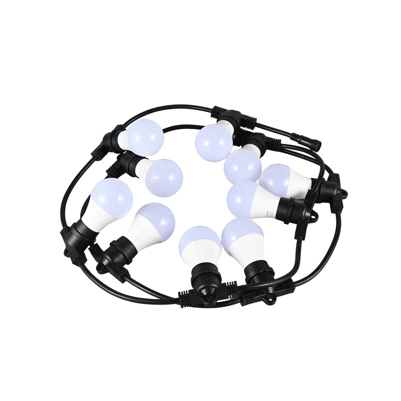 E27 Spiral RGB Inframerah Kawalan Jauh Lampu Rentetan Penjimatan Tenaga