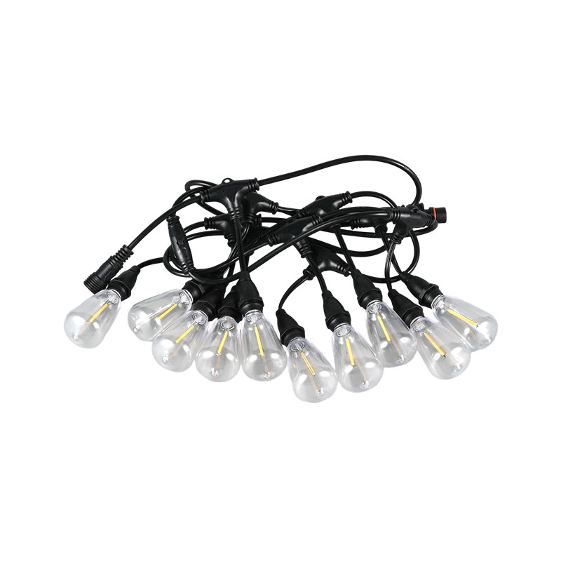 ST38 loket vintaj jenis E12 asas skru putih hangat 1W lampu tali model suasana