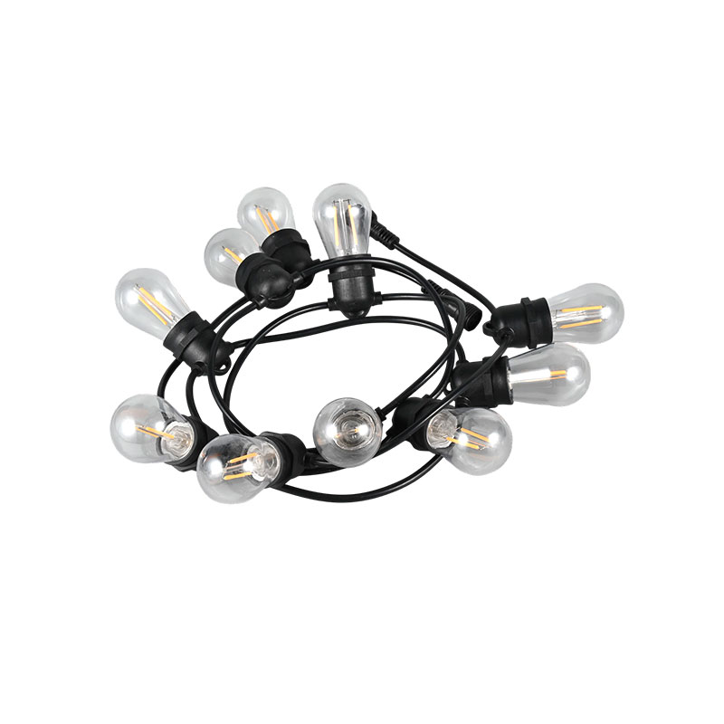 S14 Luar E27 Lampu String Putih Hangat