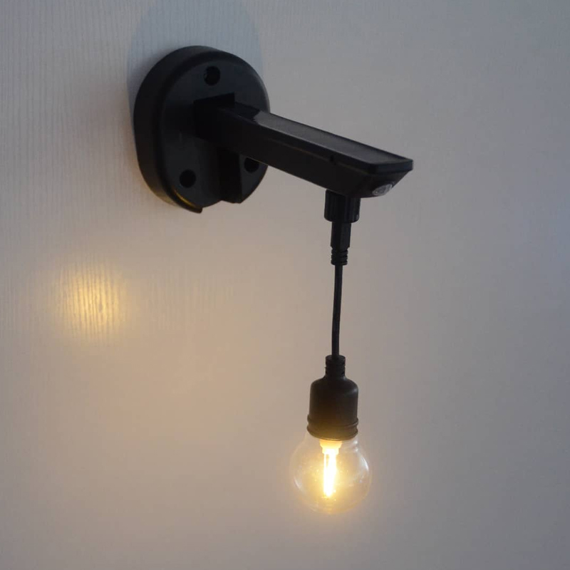 Lampu dinding suria permukaan licin G45